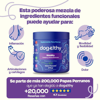 Suplemento para Articulaciones de Perros - Mobility