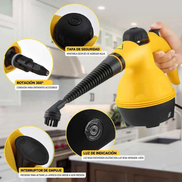 Limpiador Multiusos A Vapor De Mano Portatil SafeClean Pro