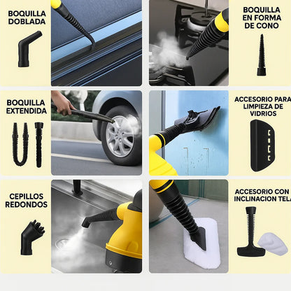 Limpiador Multiusos A Vapor De Mano Portatil SafeClean Pro